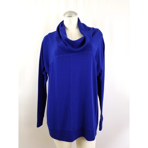 cable and gauge cowl neck sweater